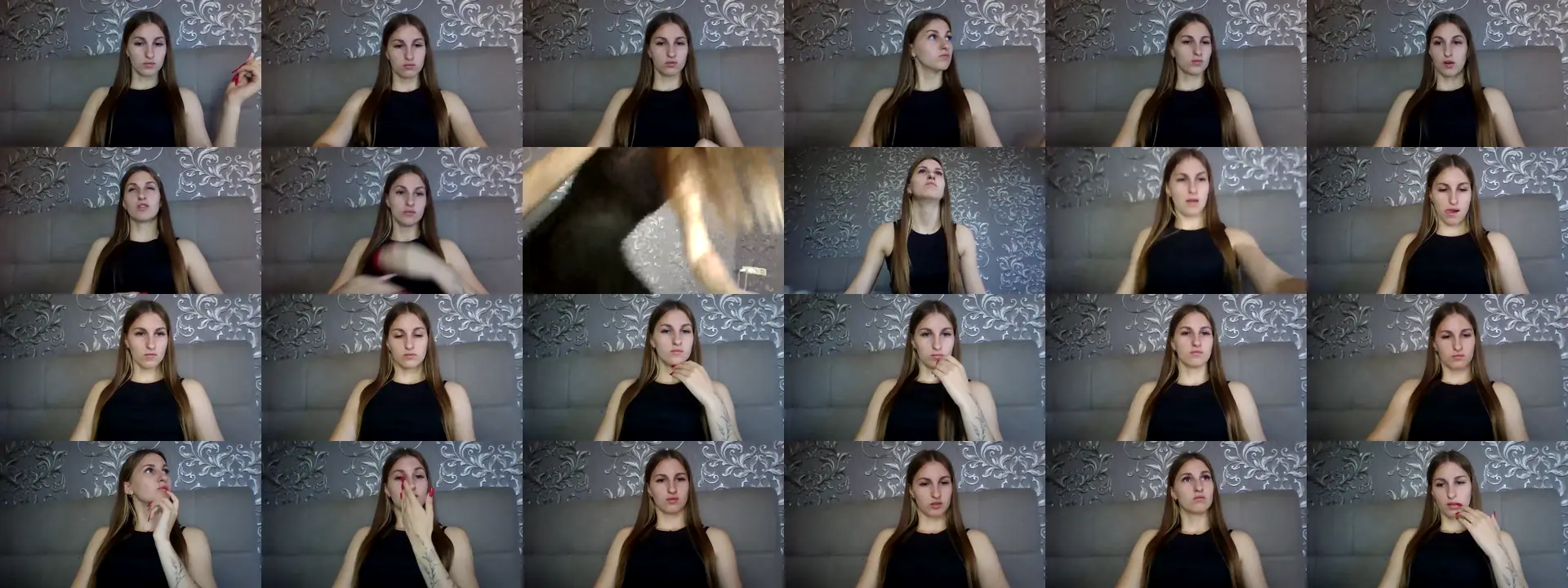 KittyBelle photo contact sheet