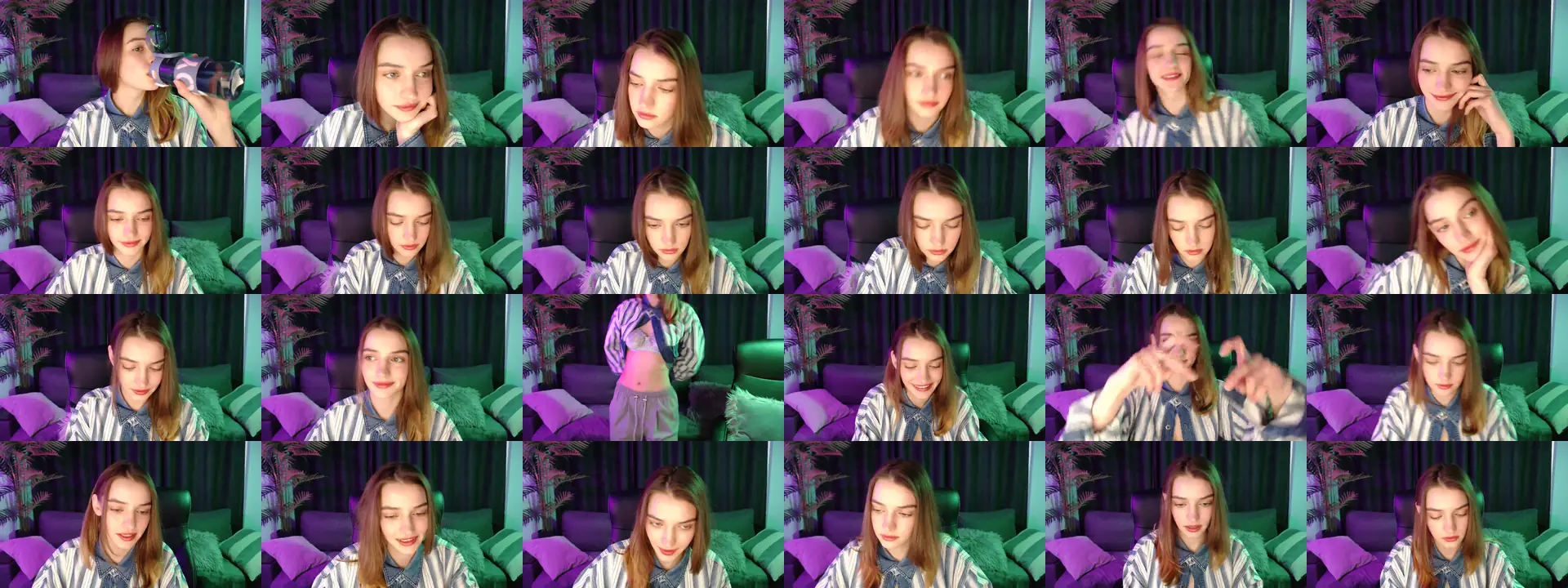 LaraMinx photo contact sheet