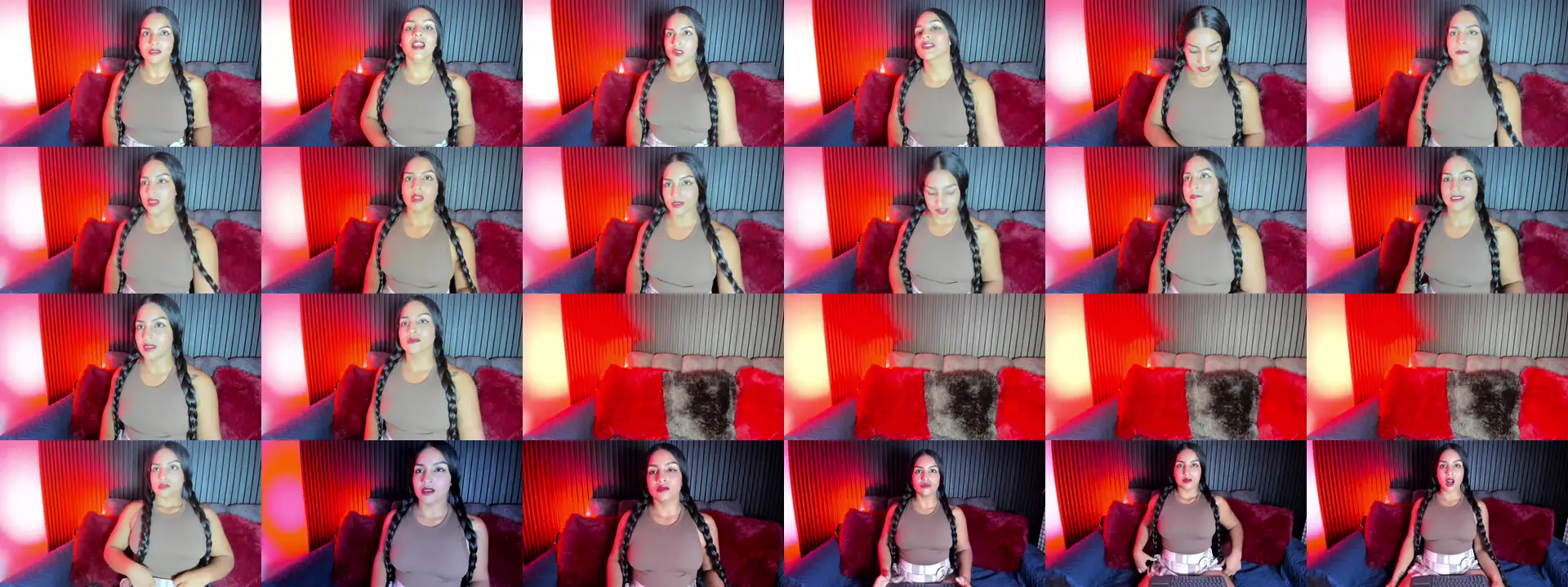 LongHairQueen photo contact sheet