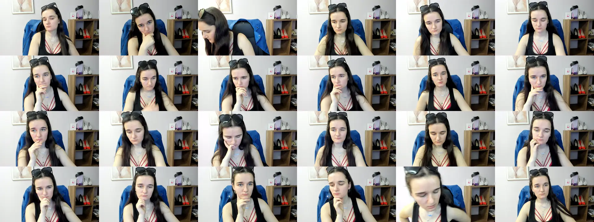 NastyKate photo contact sheet