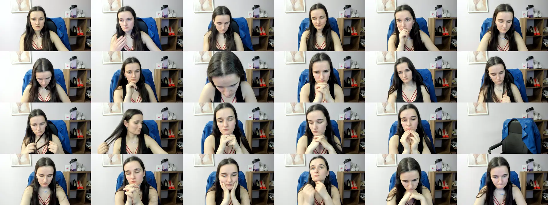 NastyKate photo contact sheet