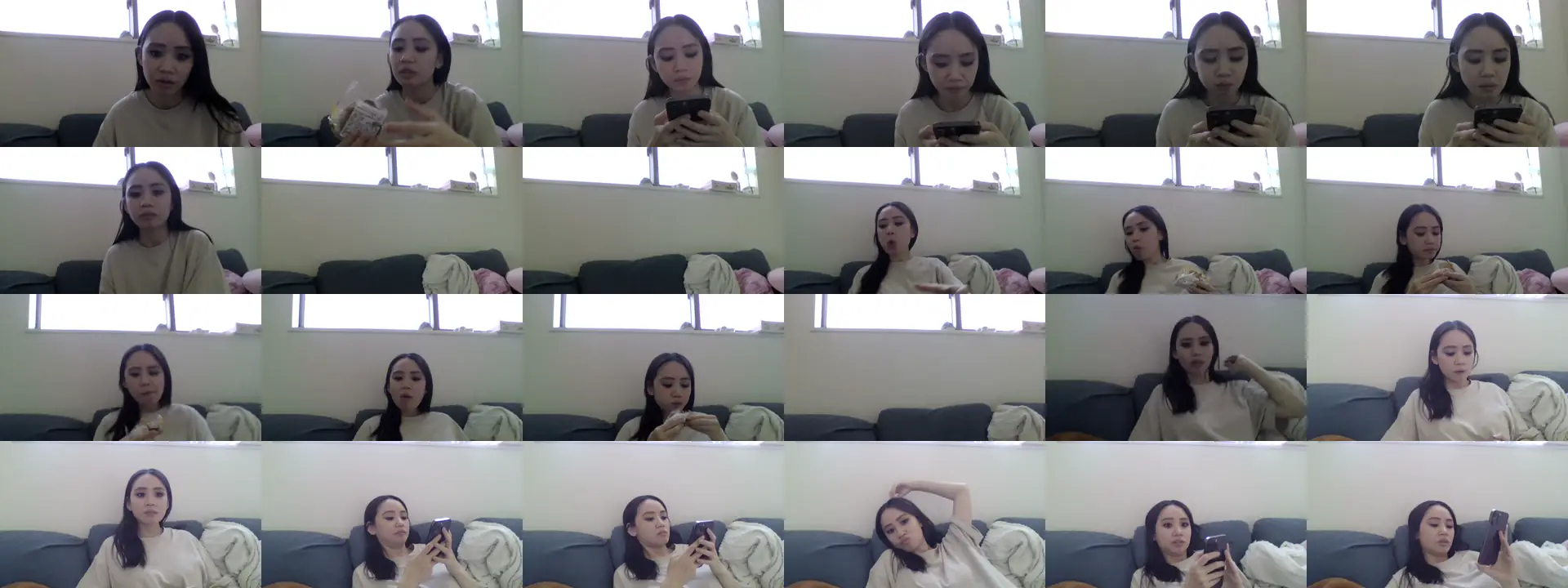 PlaytimeKitty photo contact sheet