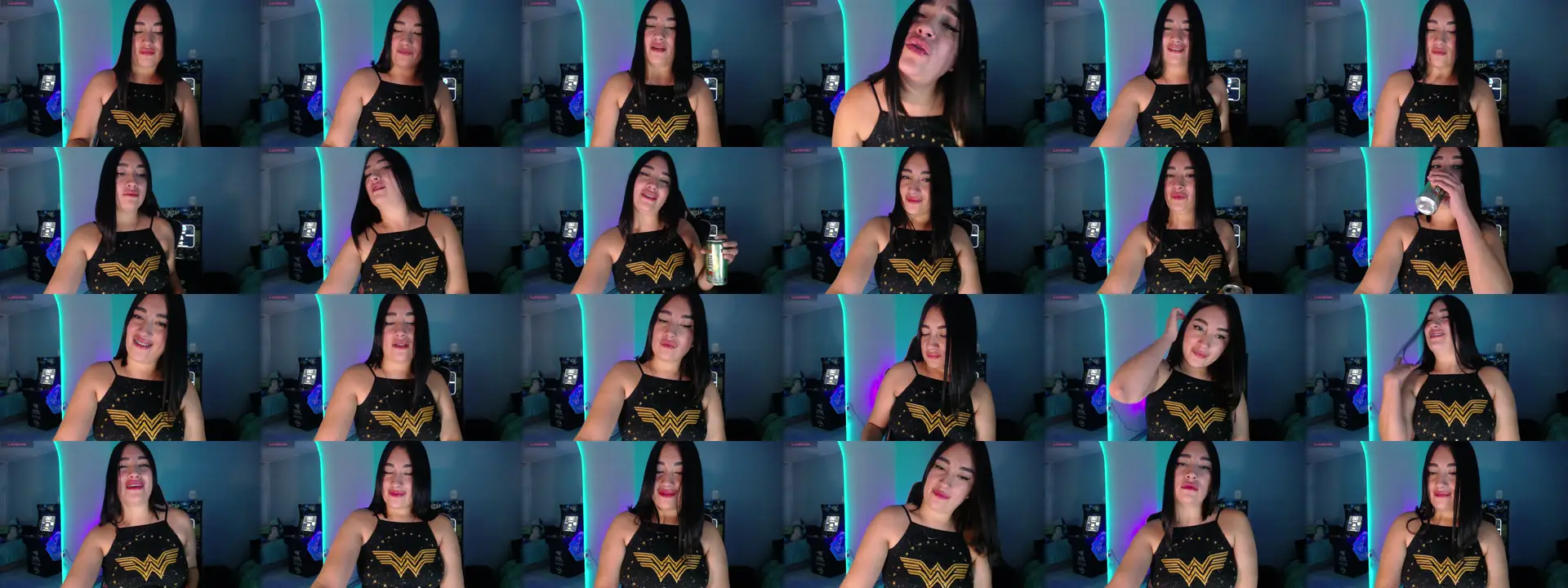 Santa_love photo contact sheet