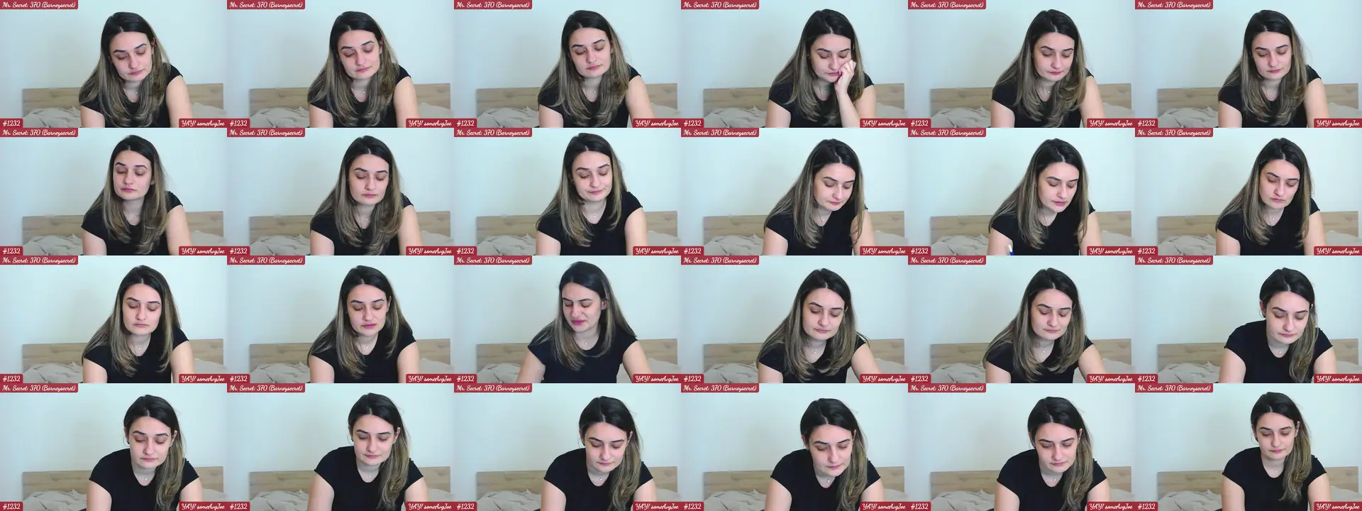 SecretAmber photo contact sheet