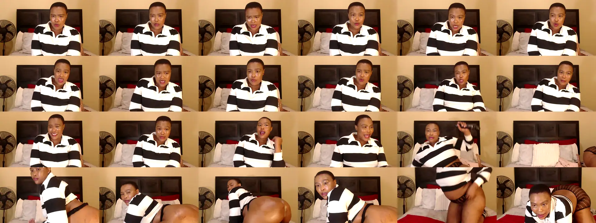 Sexybootyxoxo photo contact sheet