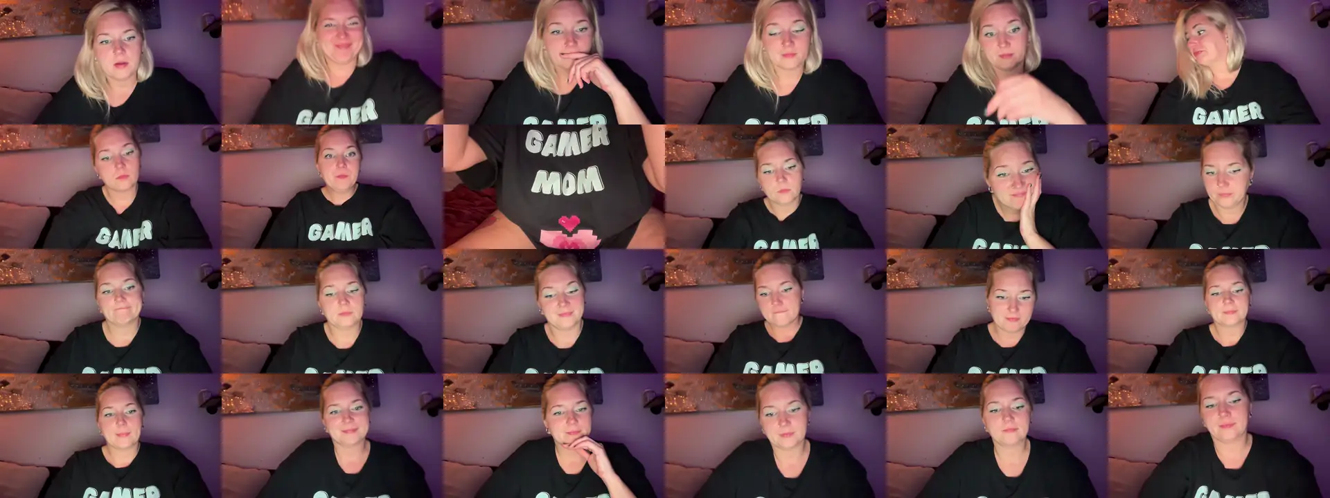 Singlesexymom photo contact sheet