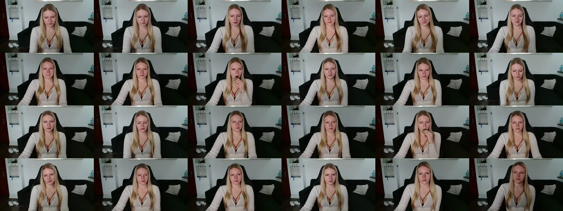 ArianaLuxe photo contact sheet