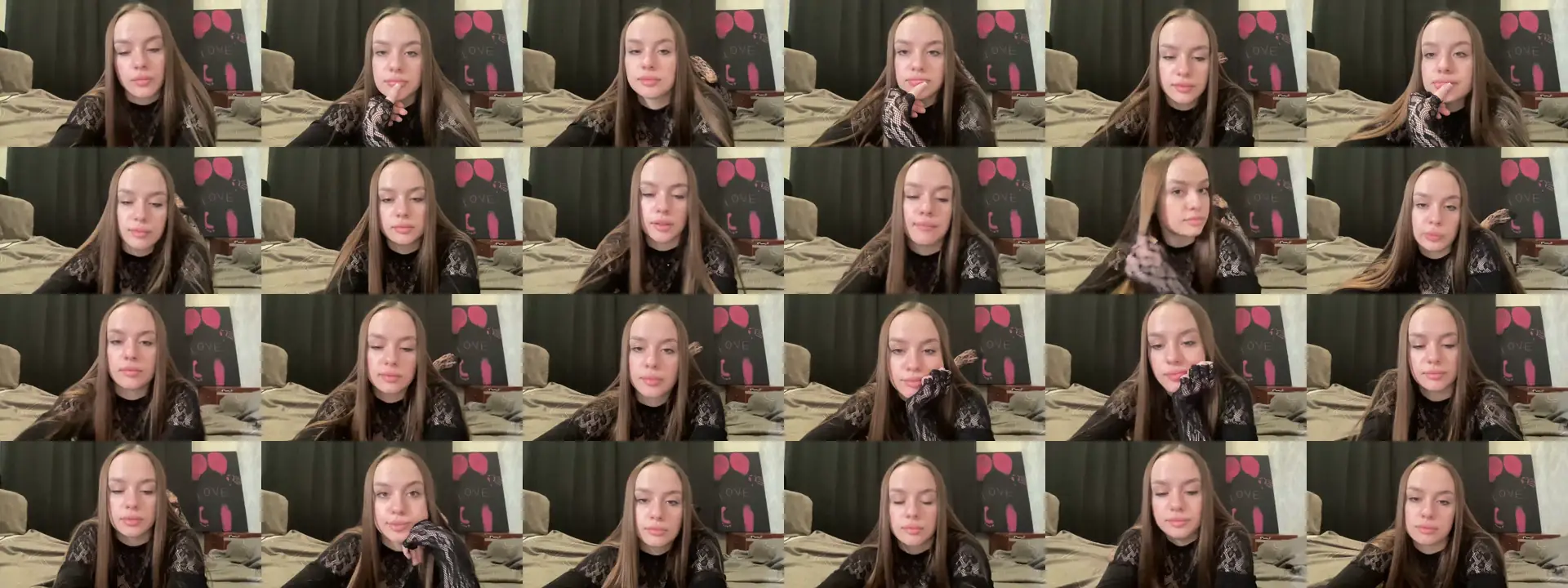 ItsSonya photo contact sheet