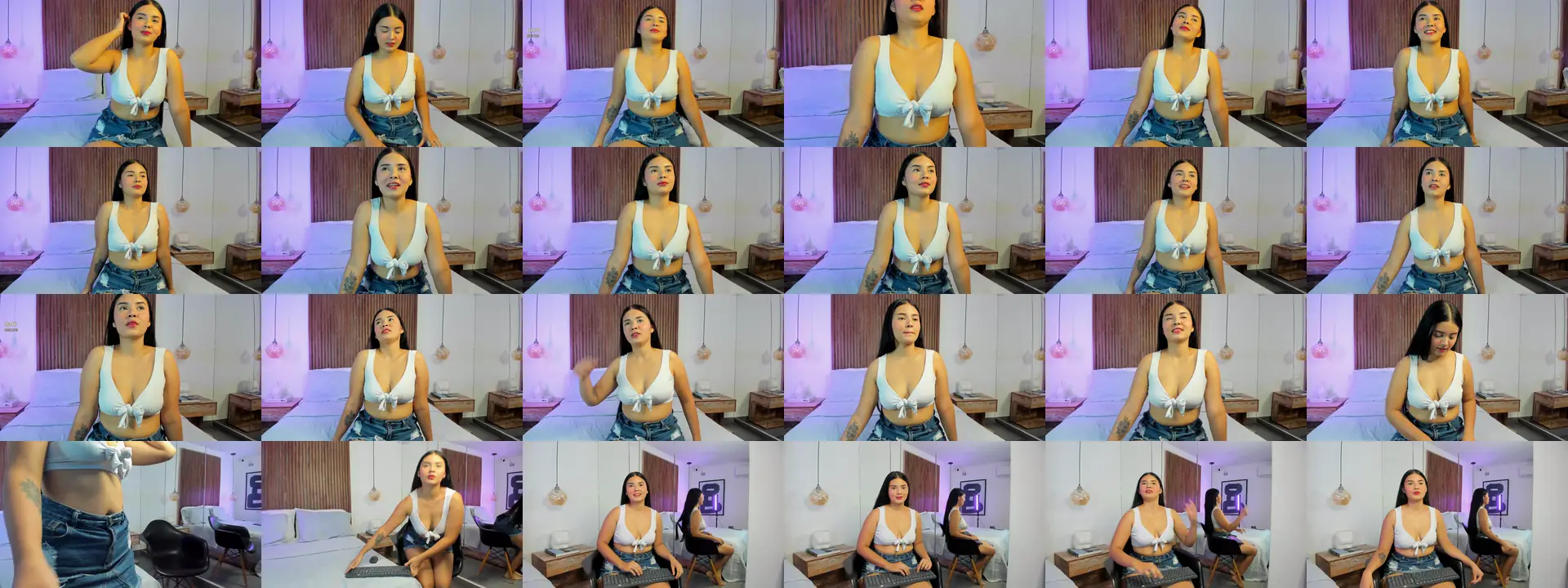 LuanaBbS photo contact sheet