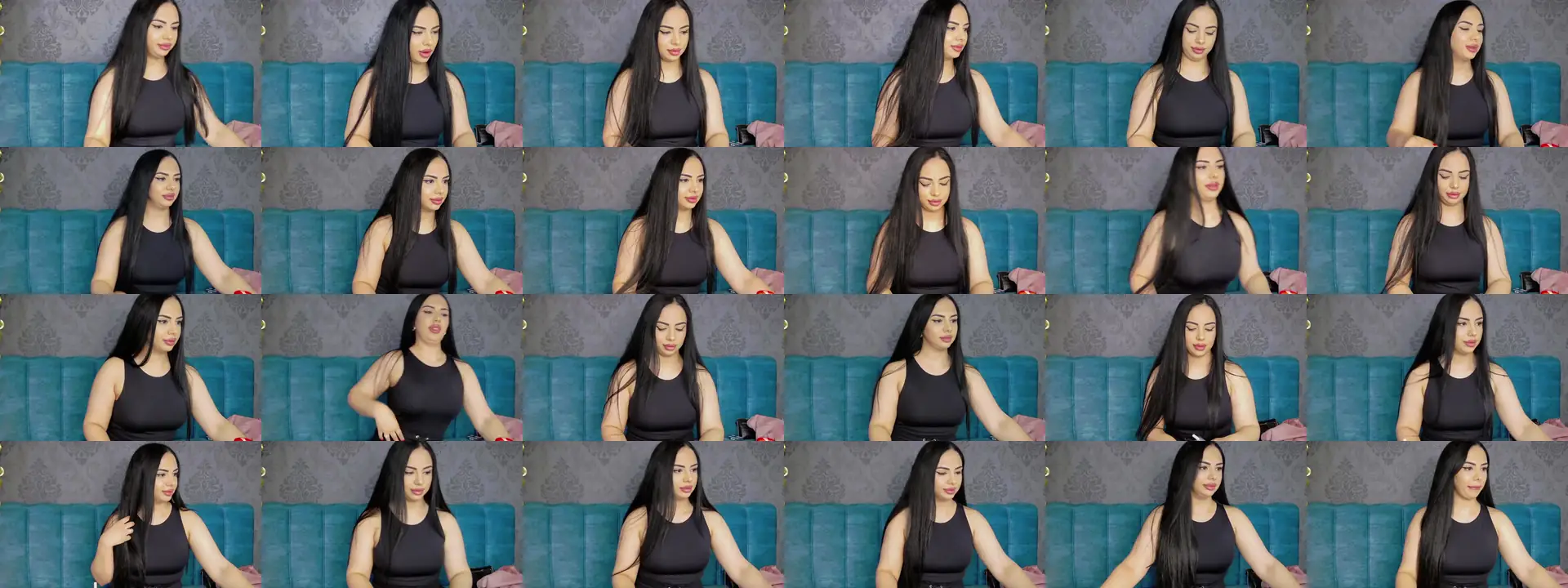 MiaRain photo contact sheet