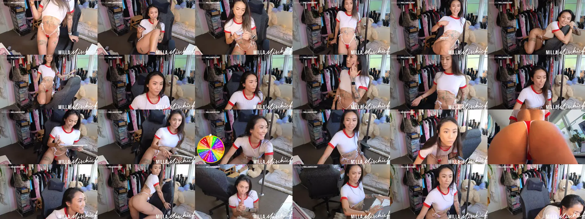 MillaMischief photo contact sheet