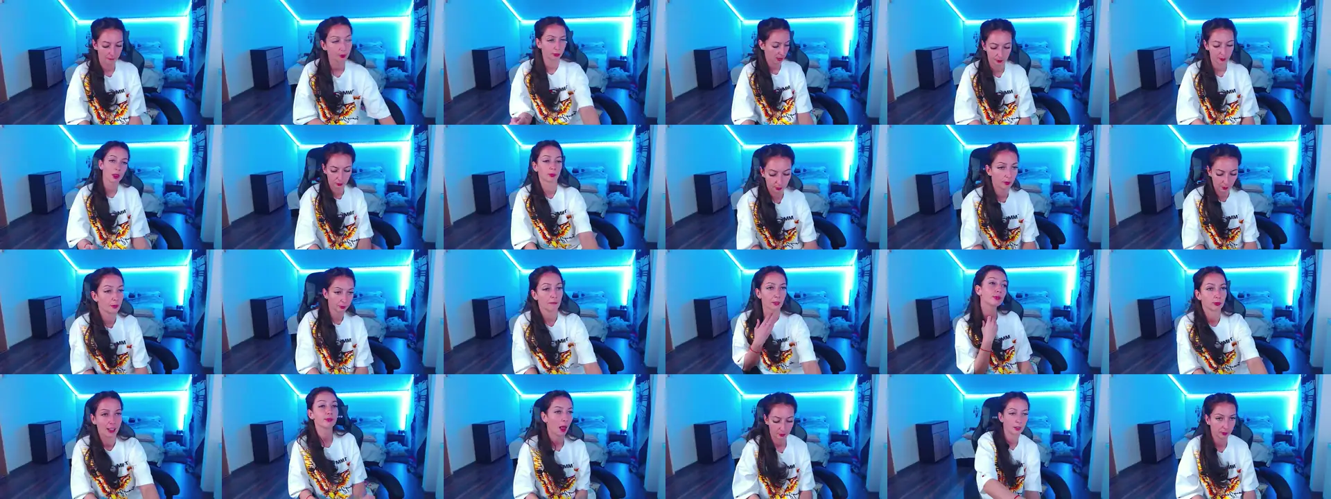 SlimCurly photo contact sheet