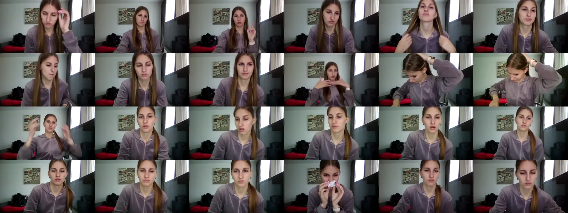 KittyBelle photo contact sheet