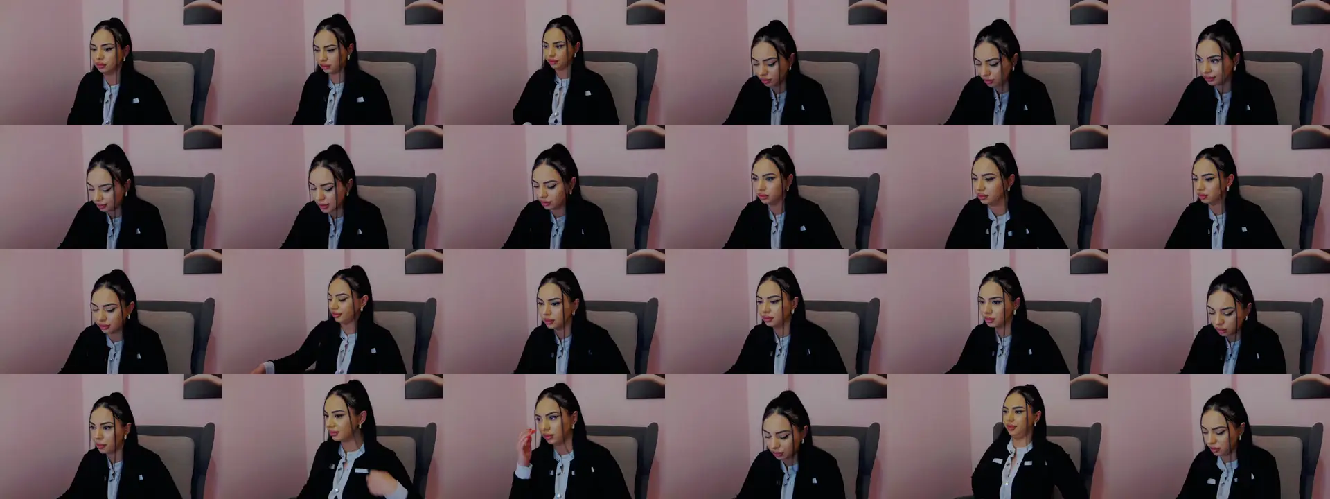 MiaRain photo contact sheet