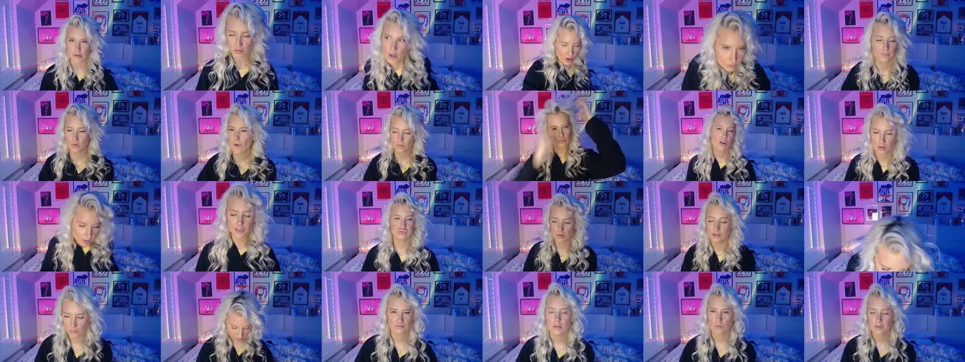 PleasingPoppy photo contact sheet