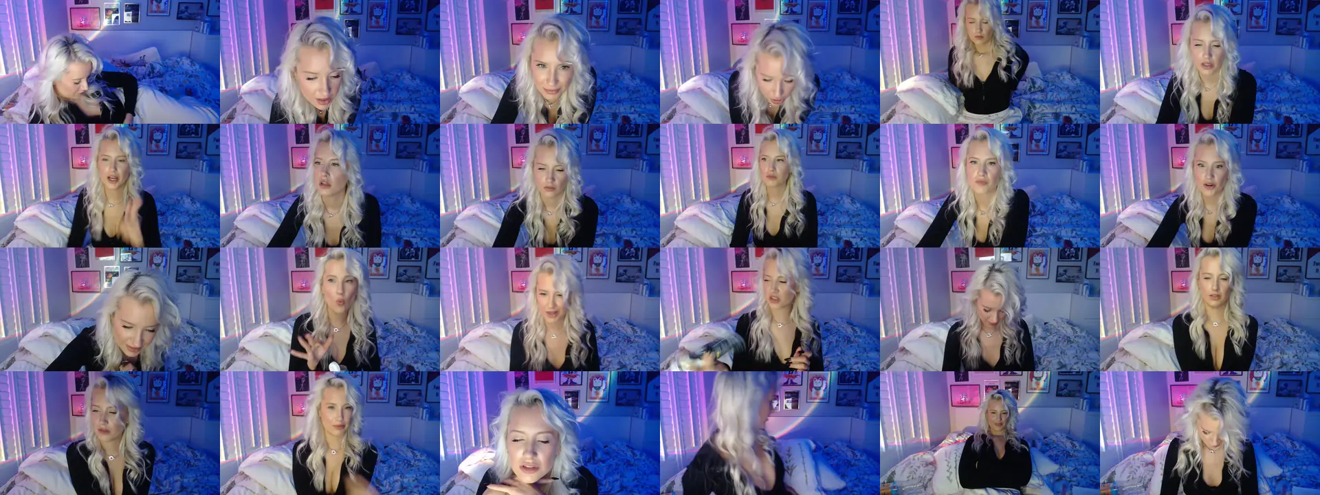 PleasingPoppy photo contact sheet