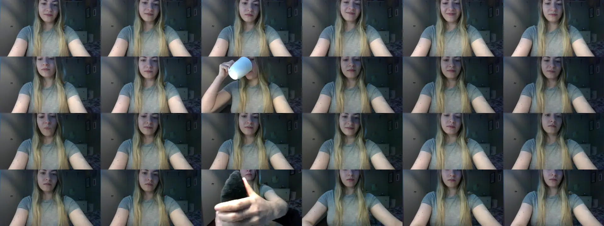 RosieNasty photo contact sheet