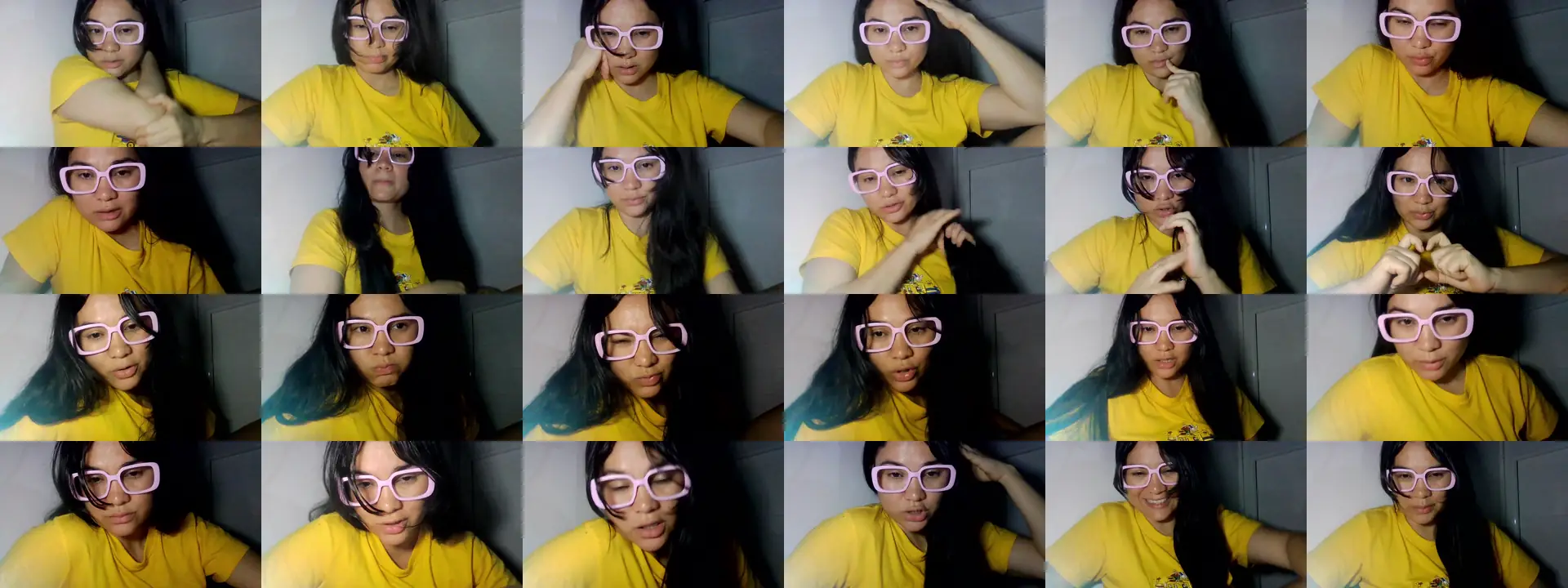 claurensexy photo contact sheet