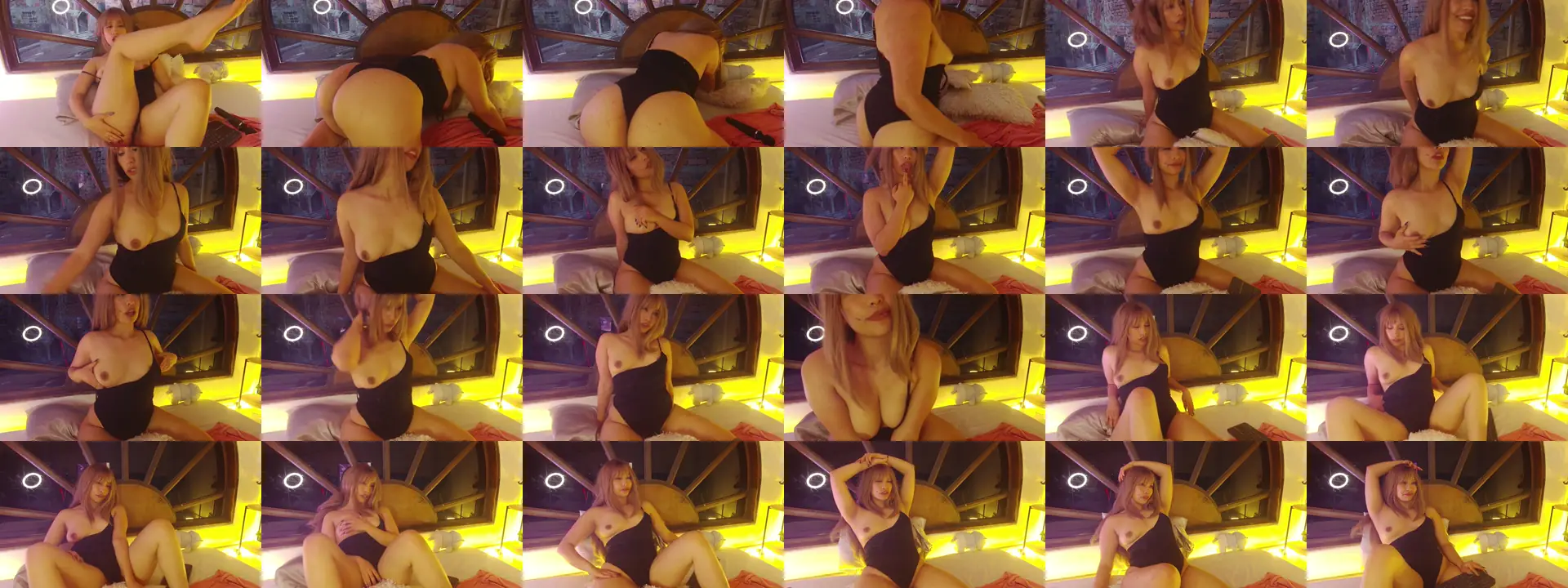 Evannia photo contact sheet