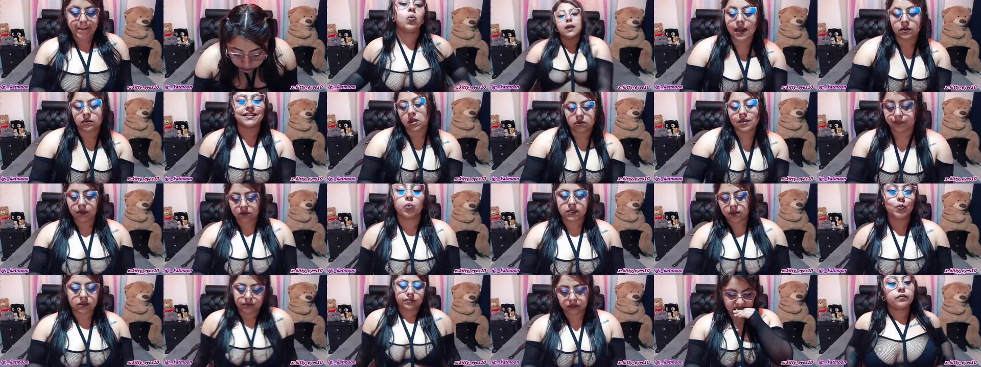 Kitty_eyes photo contact sheet