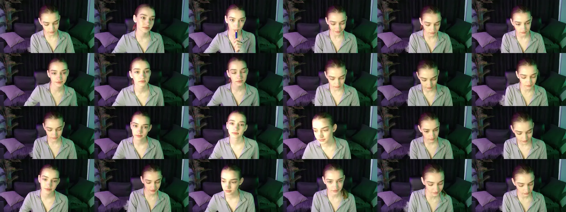 LaraMinx photo contact sheet