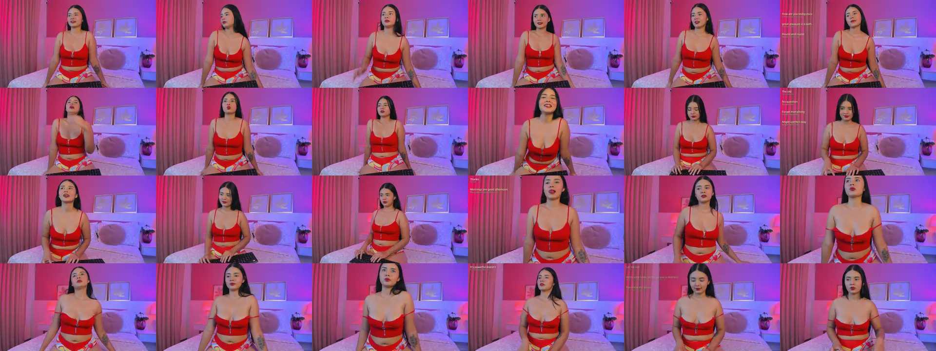 LuanaBbS photo contact sheet