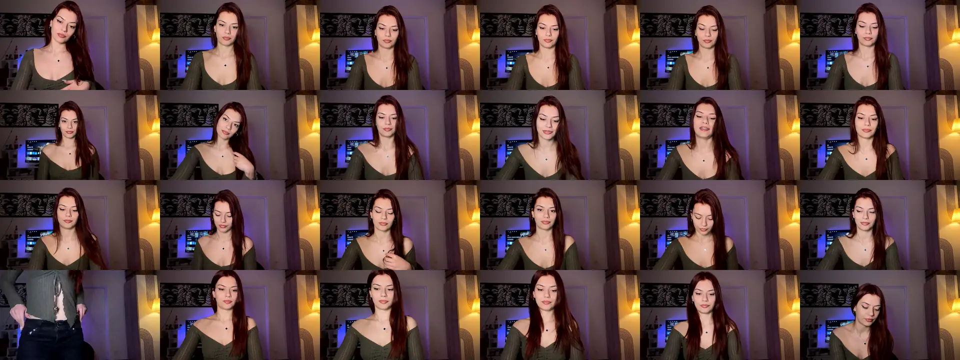 RiriBee photo contact sheet
