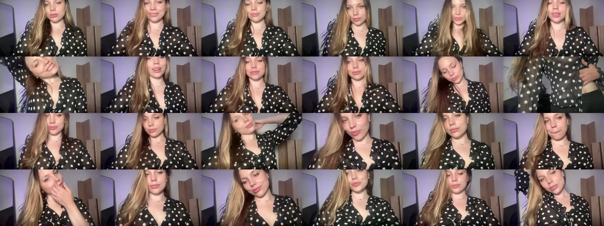 SabrinaGolden photo contact sheet