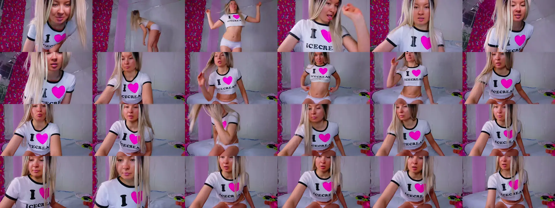 CheerleaderSqtwerk photo contact sheet