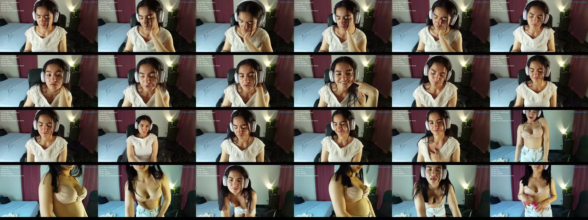 ChloeSanchez photo contact sheet