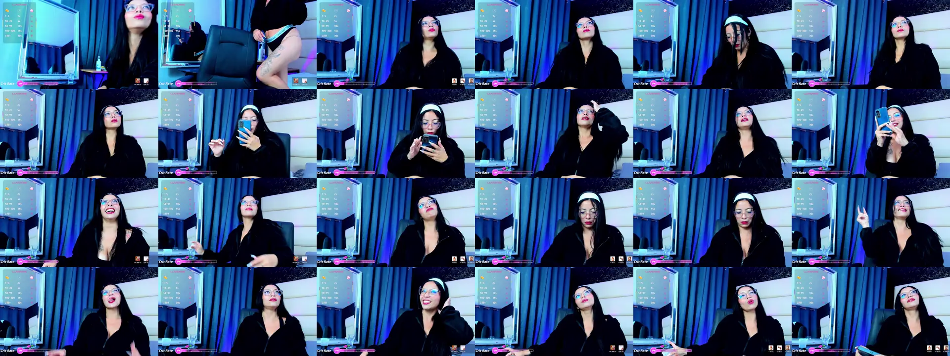 Electra_Blue photo contact sheet