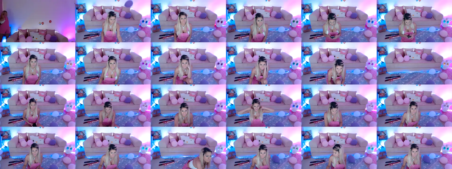 FrankieJade photo contact sheet