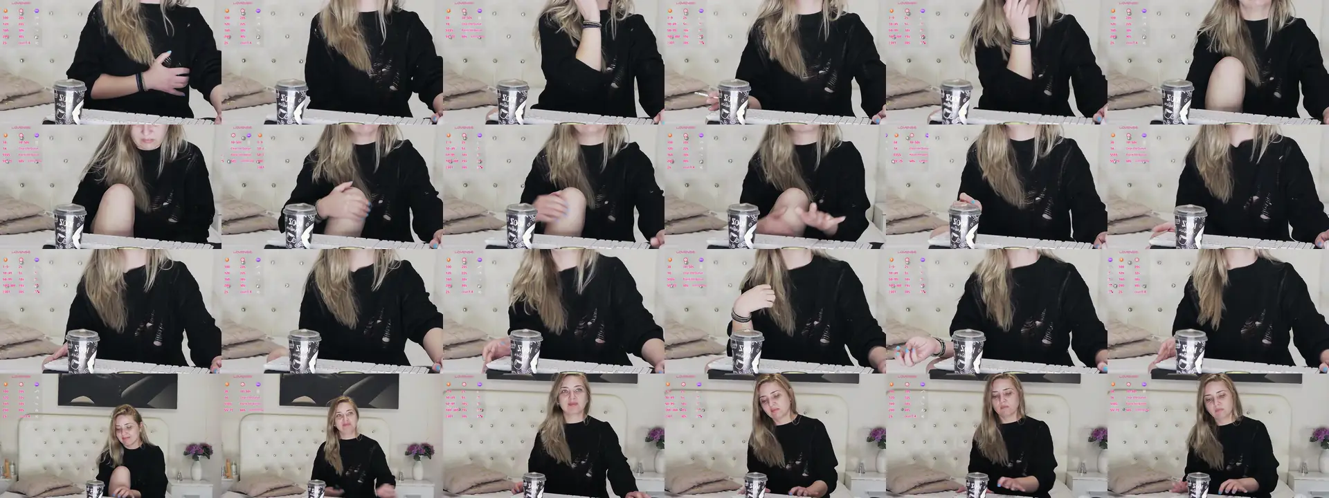 MellanieBliss photo contact sheet