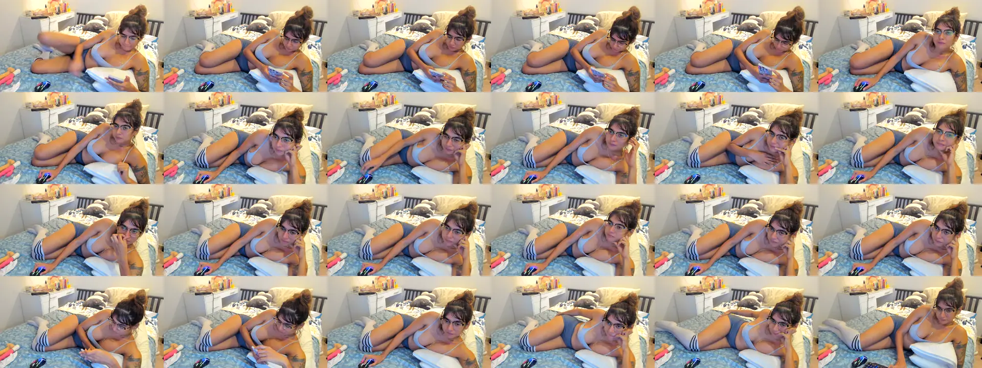 Nattaliefox photo contact sheet