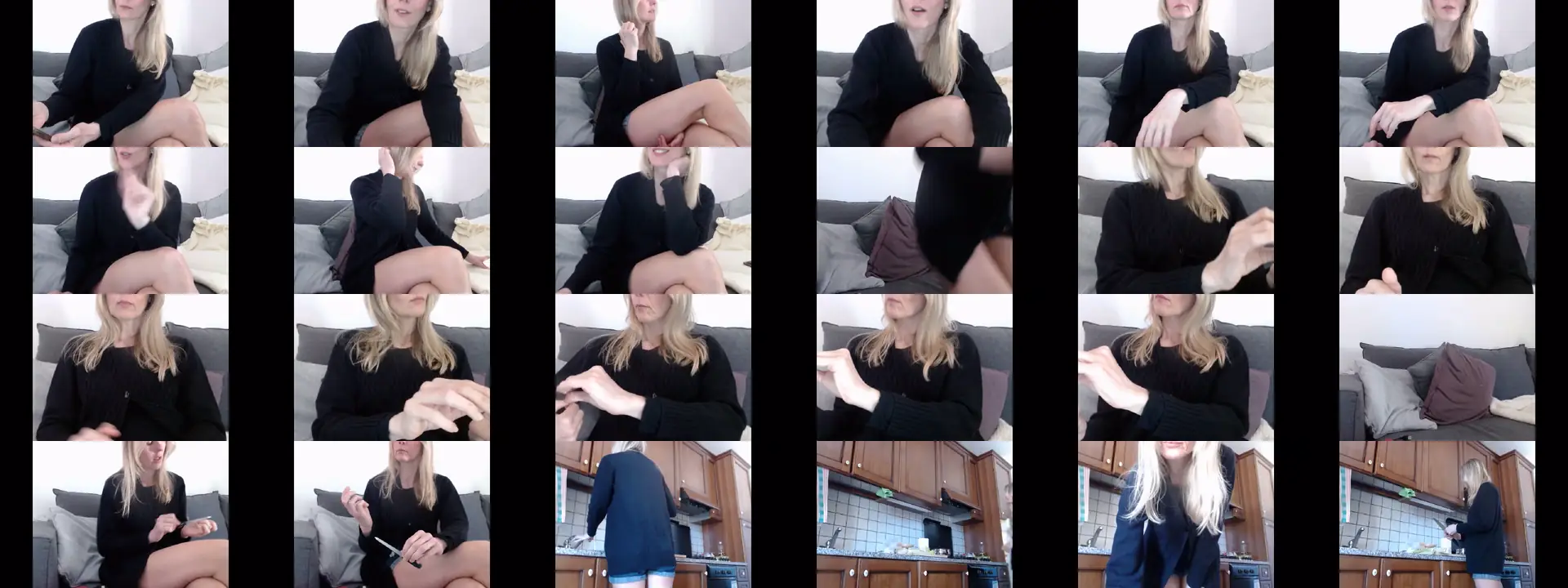 IndianaBella photo contact sheet