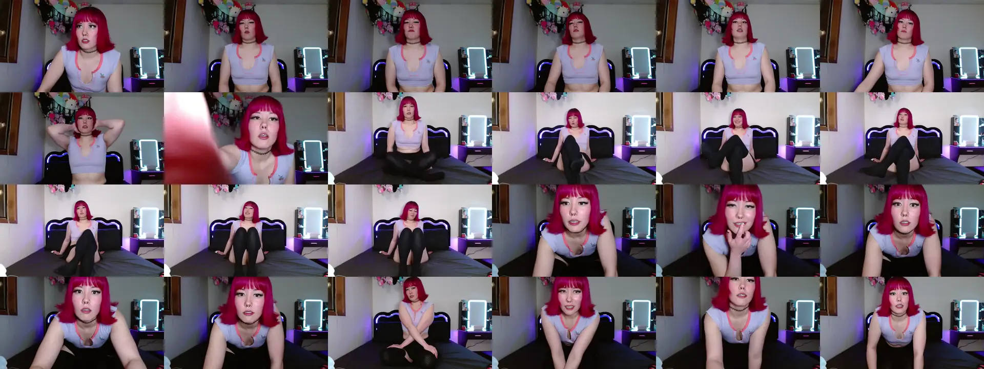 Sanrio_Slvt photo contact sheet