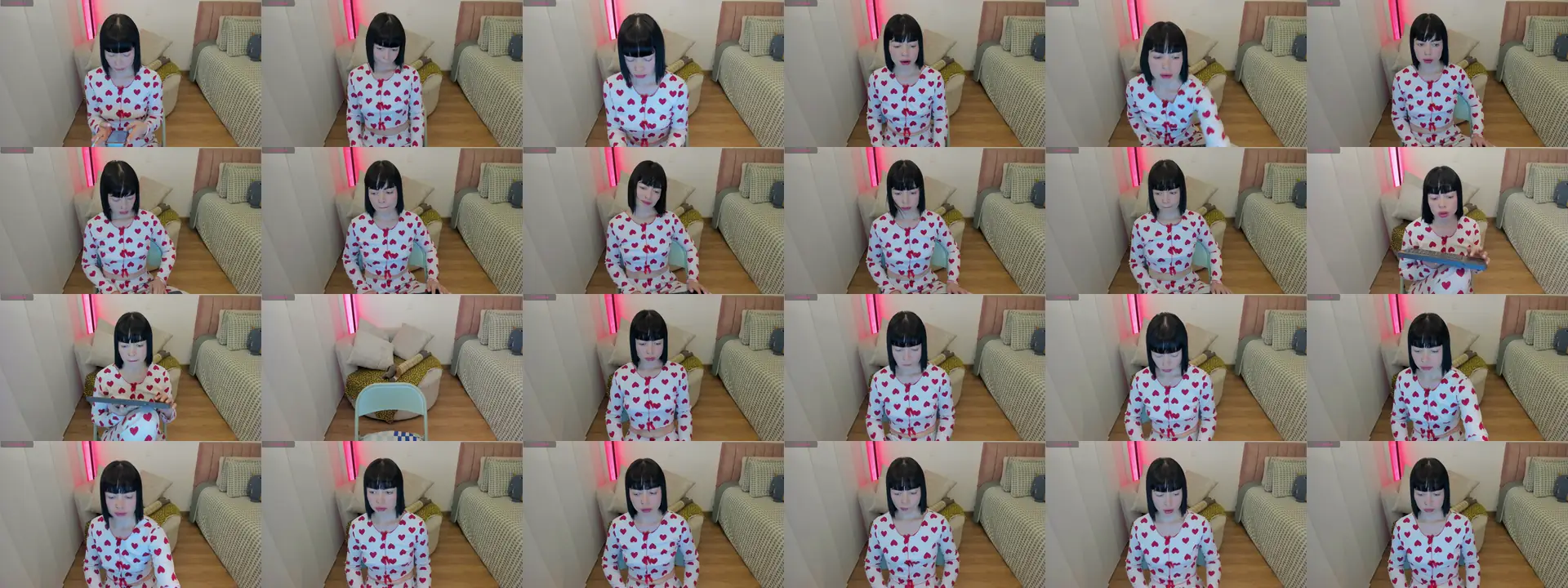 Amapola7 photo contact sheet