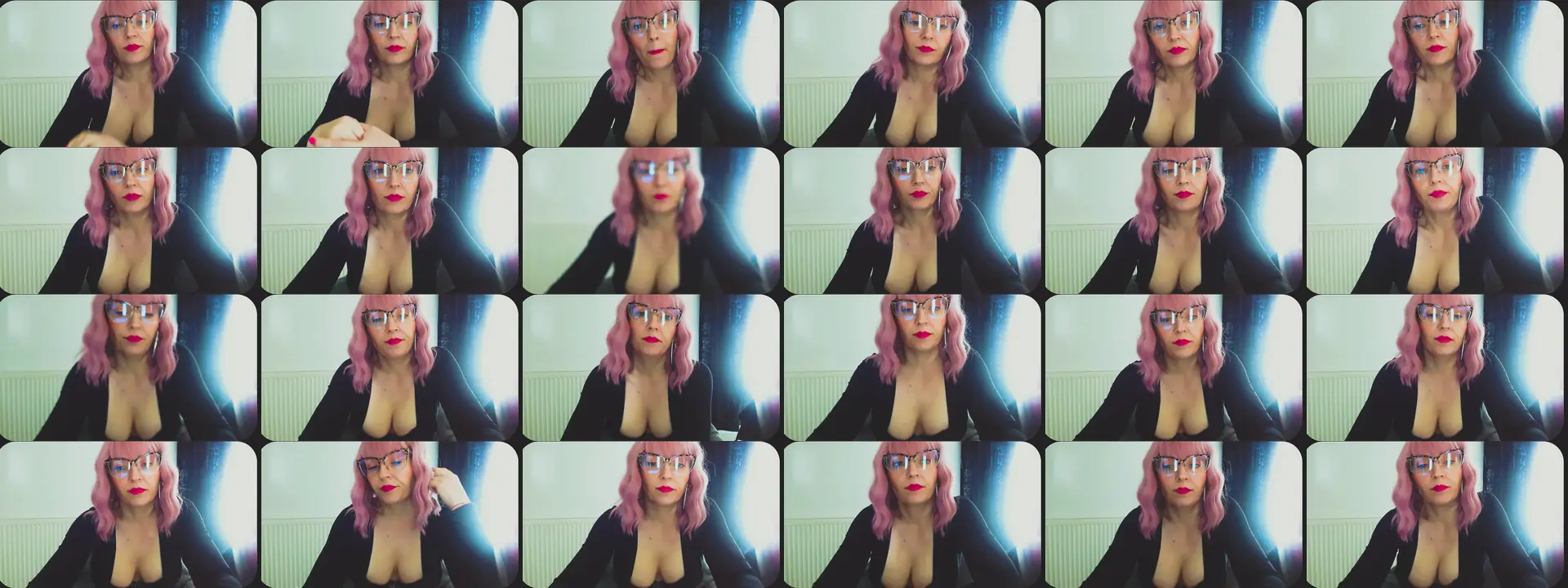 BlondeLuvXO photo contact sheet