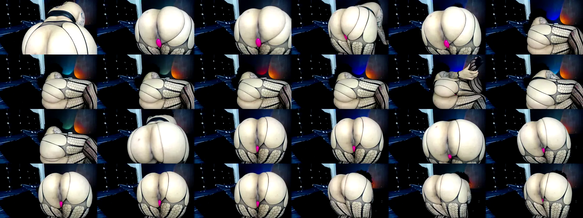 Curvycutie photo contact sheet