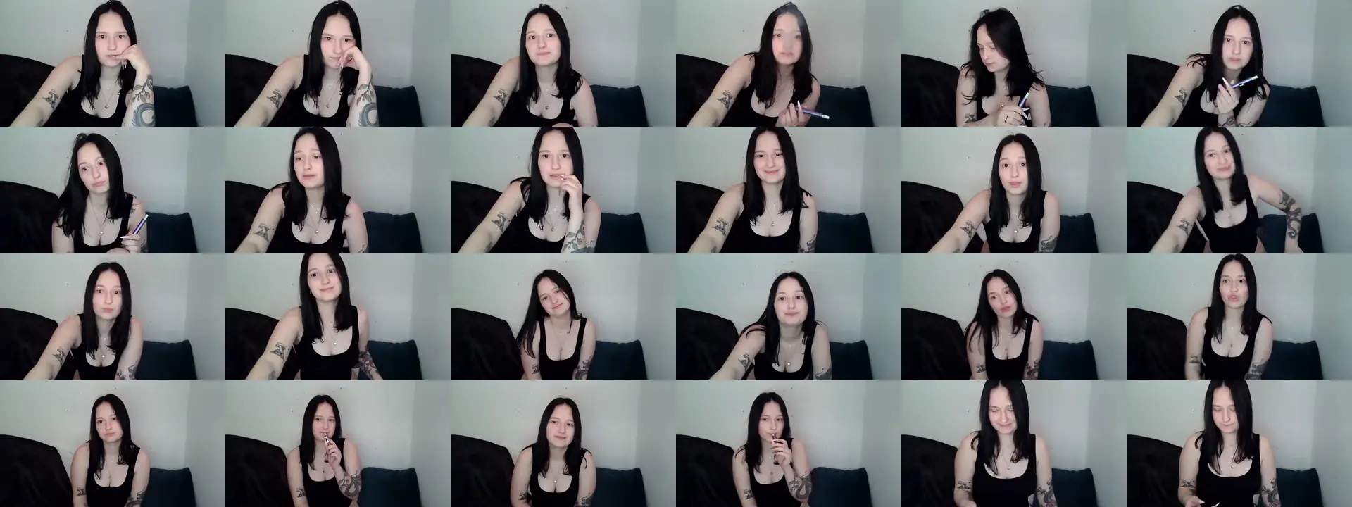 EmmaCute2 photo contact sheet