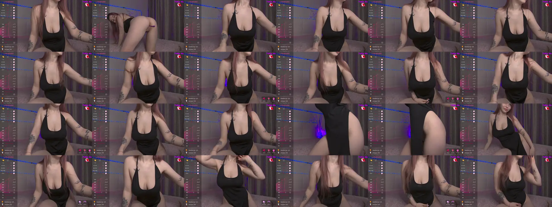 EvaPinkKiss photo contact sheet