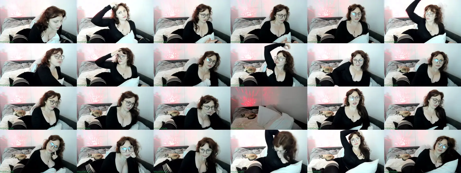 MayaDeSade photo contact sheet