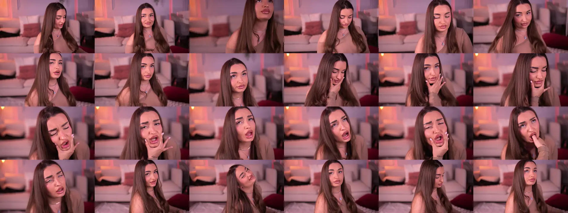 MillaSerene photo contact sheet