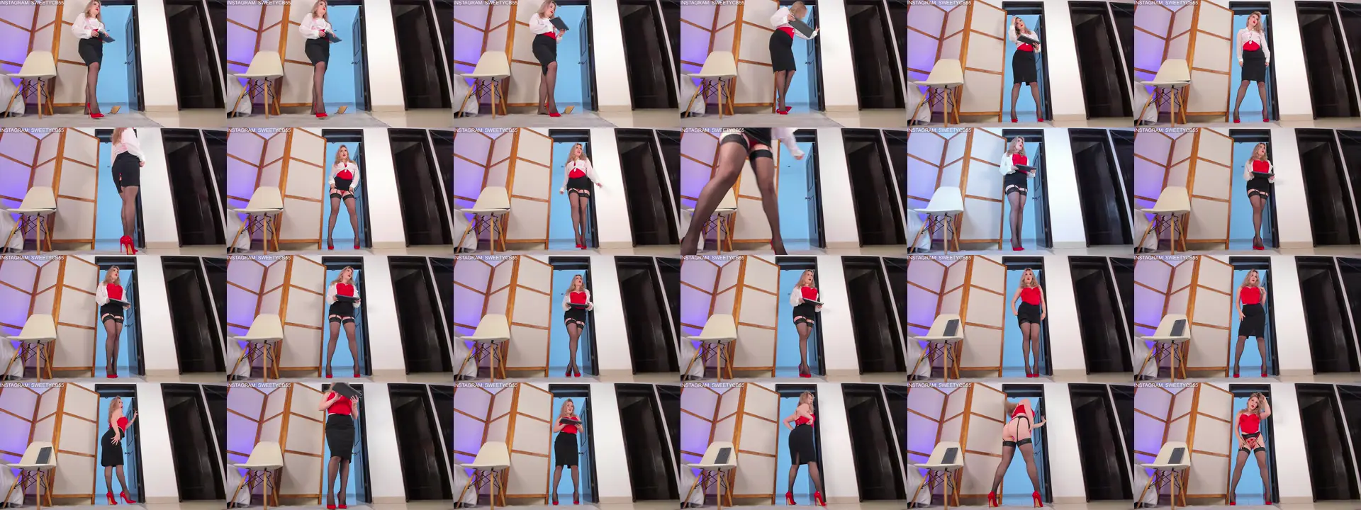 MissLinda photo contact sheet