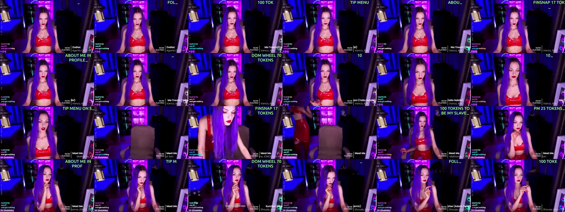 ModestLady photo contact sheet