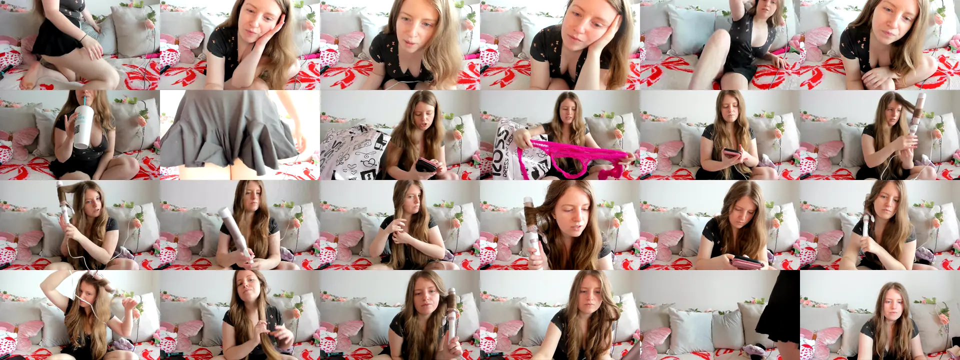 PrincessEffie photo contact sheet