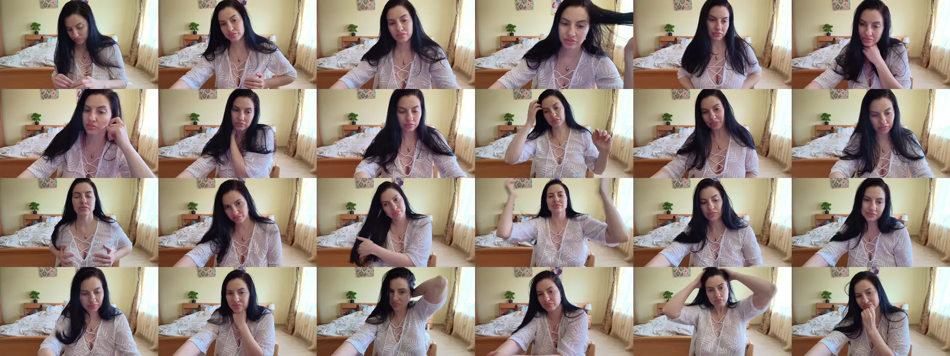 SweetMilenna photo contact sheet