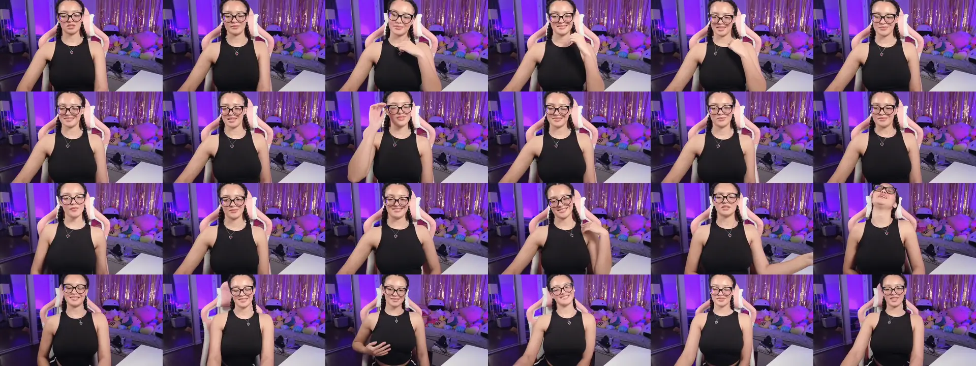 Amberbabyyy photo contact sheet