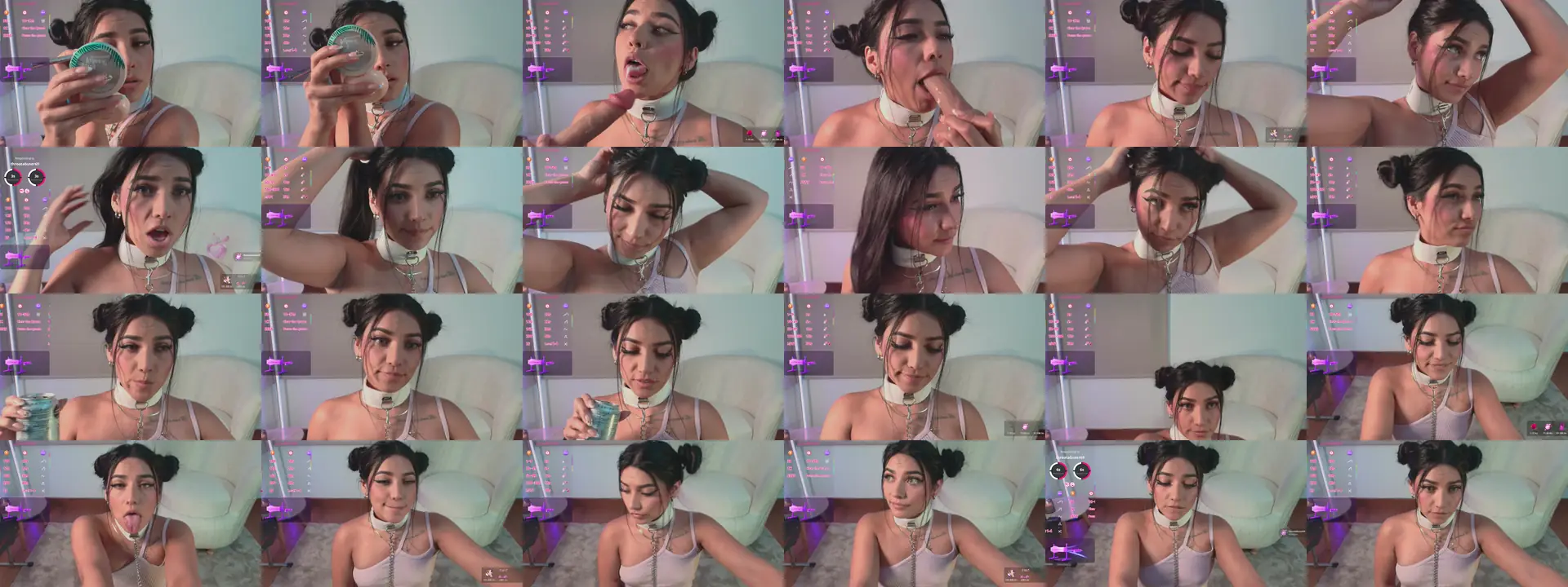 Arianaa photo contact sheet