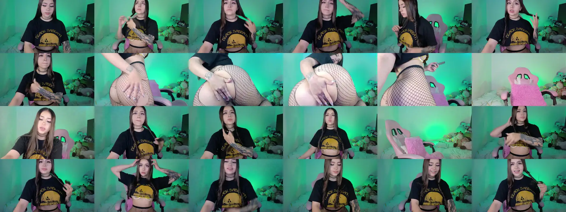 DaniSaturn photo contact sheet
